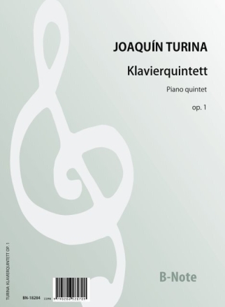 Klavierquintett op.1 f�r Klavierquintett Partitur und Stimmen