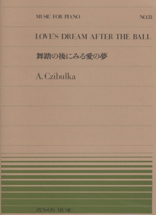 Love's Dream after the Ball Klavier Einzelausgabe