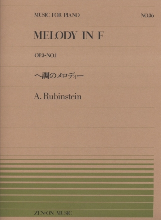 Melody in F Klavier