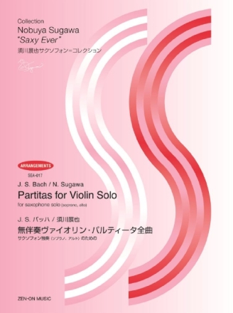 Partitas for Violin solo Saxophon (Sopran, Alt)