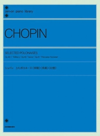 Selected Polonaises Klavier Spielbuch
