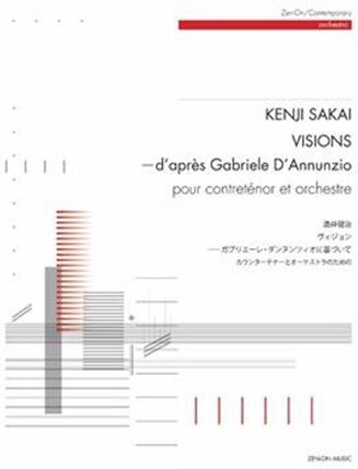 Visions Countertenor und Orchester Partitur