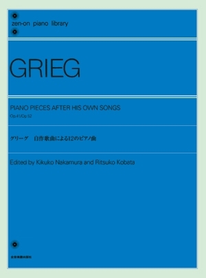 Piano Pieces After His Own Songs op. 41,52 Klavier