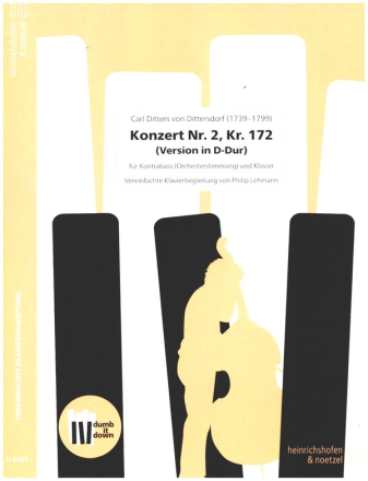 Konzert Nr.2 Kr. 172 (Version in D-Dur) fr Kontrabass und Klavier
