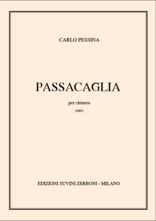 Passacaglia Guitar Score