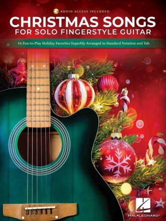 Christmas Songs (+Online-Audio) for solo fingerstyle guitar