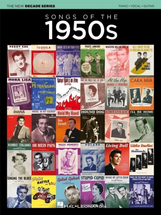 Songs of the 1950s for piano, vocal and guitar Songbook