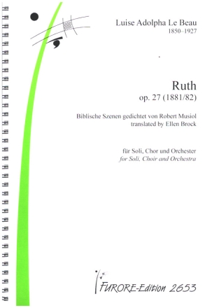 Ruth op.27 (1881/1882) fr Soli, gem Chor und Orchester Partitur (dt/en) (Spiralbindung)