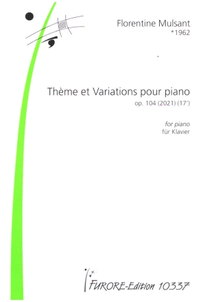 Thme et Variations op.104 (2021) fr Klavier