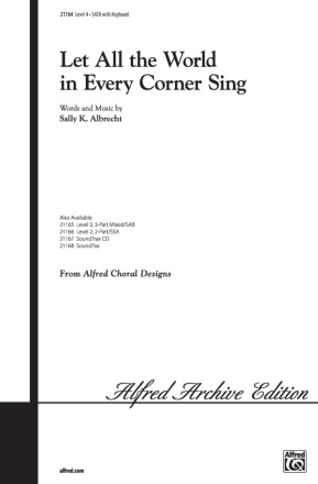 Let All The World - SATB Mixed voices