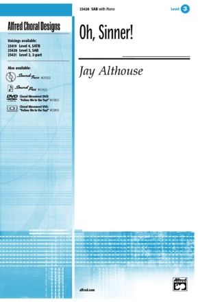 Oh Sinner - SAB Mixed voices