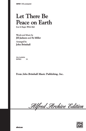 Let There Be Peace Mixed voices