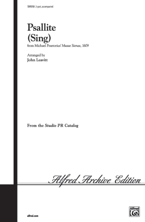 Psallite 2-Part, Unison and Equal Voice