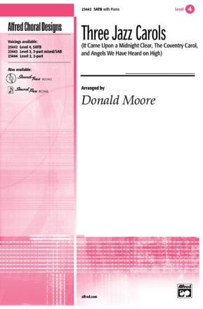 Three Jazz Carols SATB Mixed voices