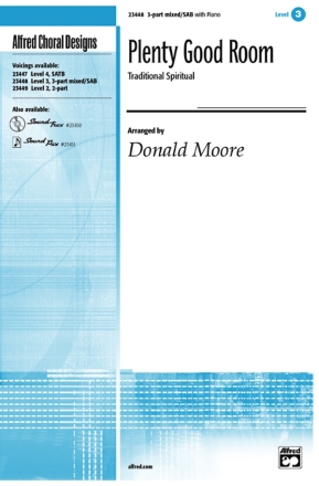 Plenty Good Room 3-part/SAB Mixed voices