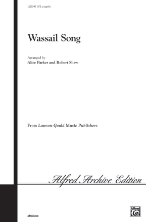 Wassail Song (SATB) Mixed voices