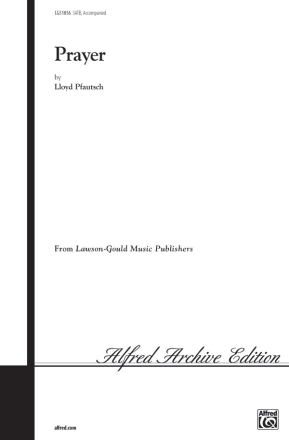 Prayer (SATB) Mixed voices