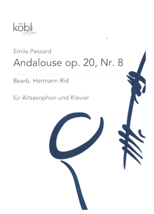 Andalouse op.20, Nr.8 fr Altsaxophon und Klavier