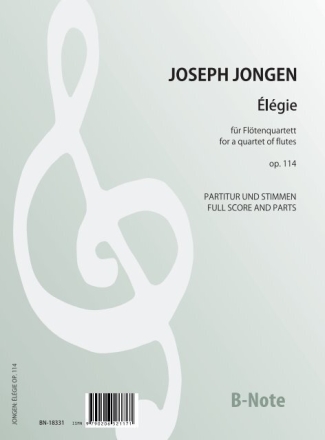 lgie  op.114 fr Fltenquartett Partitur und Stimmen