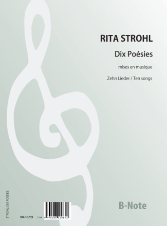 10 Posies mises en musique fr Singstimme und Klavier