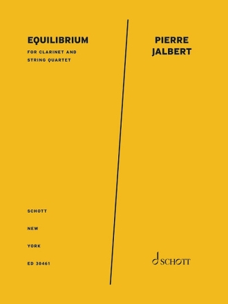 Equilibrium Klarinette in B und Streichquartett Partitur und Stimmen