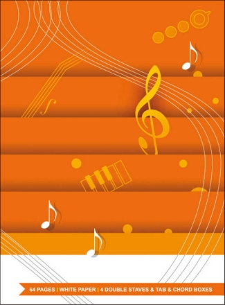 Quaderno di musica chitarra - 64 pp. carta bianca  Buch