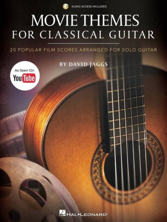 Movie Themes (Online-Audio) for classical guitar