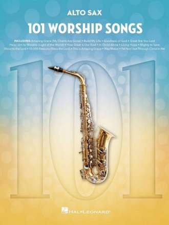 101 Worship Songs  for alto saxophone