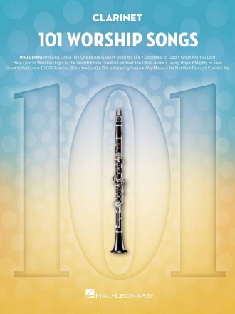 101 Worship Songs   for clarinet