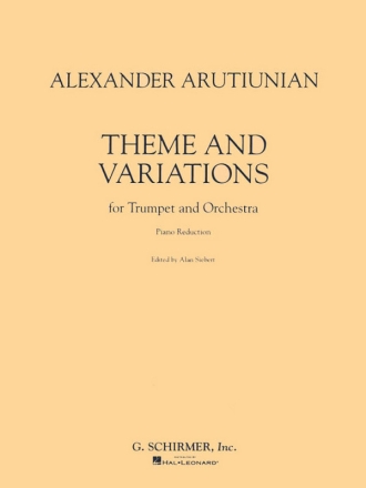 Theme and Variations Trompete und Klavier Klavierauszug