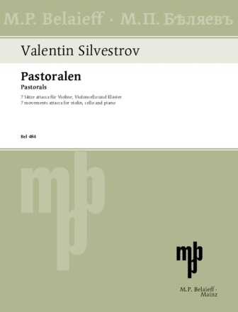 Pastoralen fr Violine, Violoncello und Klavier Partitur und Stimmen