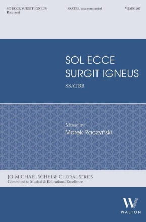 Sol ecce surgit igneus SSATBB Unaccompanied Choral Score