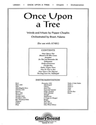 Once Upon a Tree Orchestra Partitur + Stimmen