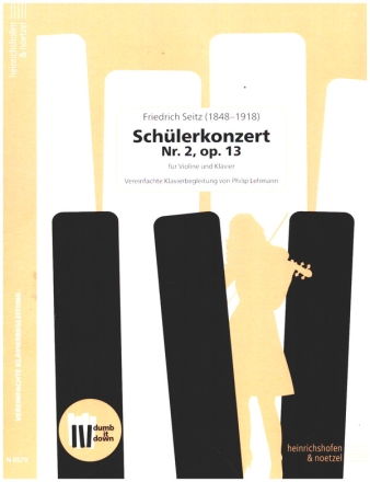 Schlerkonzert Nr.2 op.13  (+QR-Codes) fr Violine und Klavier
