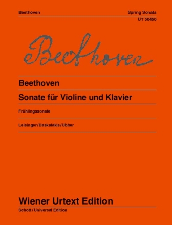 Sonate op. 24 (Frhlinssonate) fr Violine und Klavier