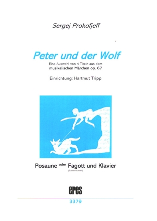 Peter und der Wolf op,67 fr Posaune oder Fagott und Klavier