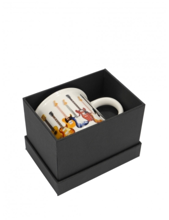 Tasse Gitarre wei 350ml (New Bone China) mit Geschenkbox