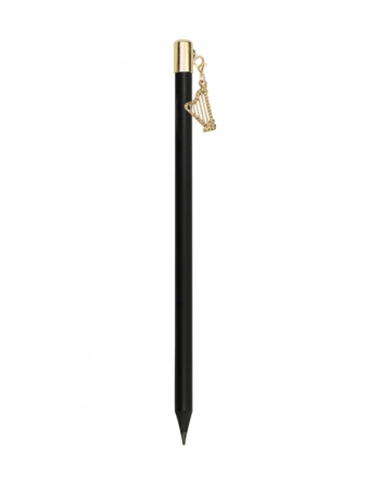 Bleistift mit Anhnger Harfe golden