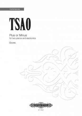 Plus or Minus  for 2 pianos and electronics full score