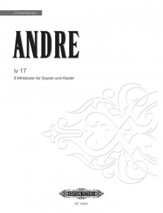 iv 17  (8 Miniaturen) fr Sopran und Klavier Partitur