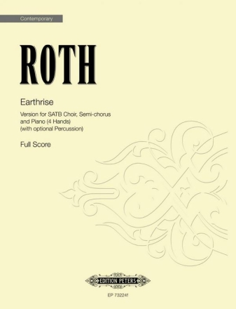 Earthrise SATB Semi-chor Pno Prc (Score)