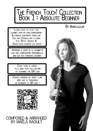 The French Touch' Collection vol.1: Absolute Beginner for clarinet Book + QR-Code