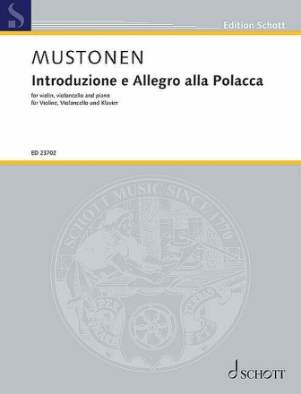 Introduzione e Allegro alla Polacca fr Violine, Violoncello und Klavier Klavierpartitur und Stimmen