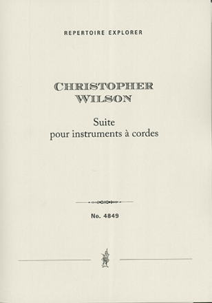 Suite   pour instruments  cordes score and parts