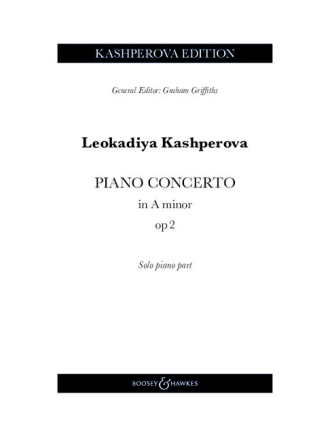 Piano Concerto in A minor op. 2 for piano and orchestra solo piano part