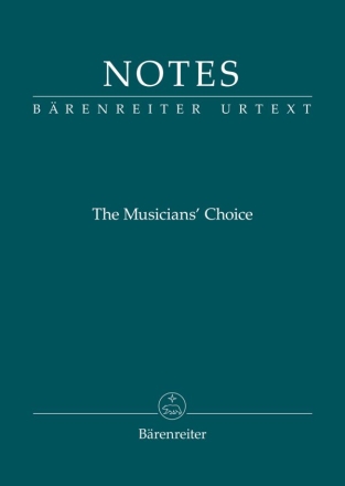 Notizbuch Notes - The Musician's Choice Umschlag Smetana-grn (Minestabnahme 10 Stk)