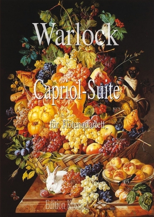 Capriol-Suite fr 4 Flten (4. Stimme Altflte) Partitur und Stimmen