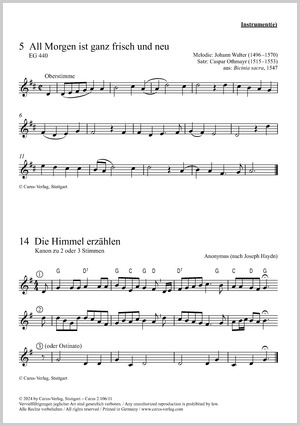 Freiburger Chorheft 1 fr 2-st. gem Chor und Tasteninstrument (Melodieinstrumente) Melodieinstrument(e)