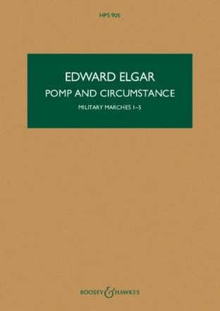 Pomp and Circumstance op. 39 for orchestra study score