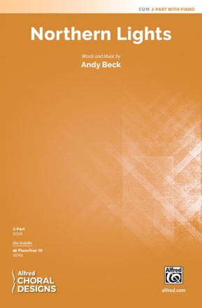 Northern Lights  for 2-part unison and piano choral score